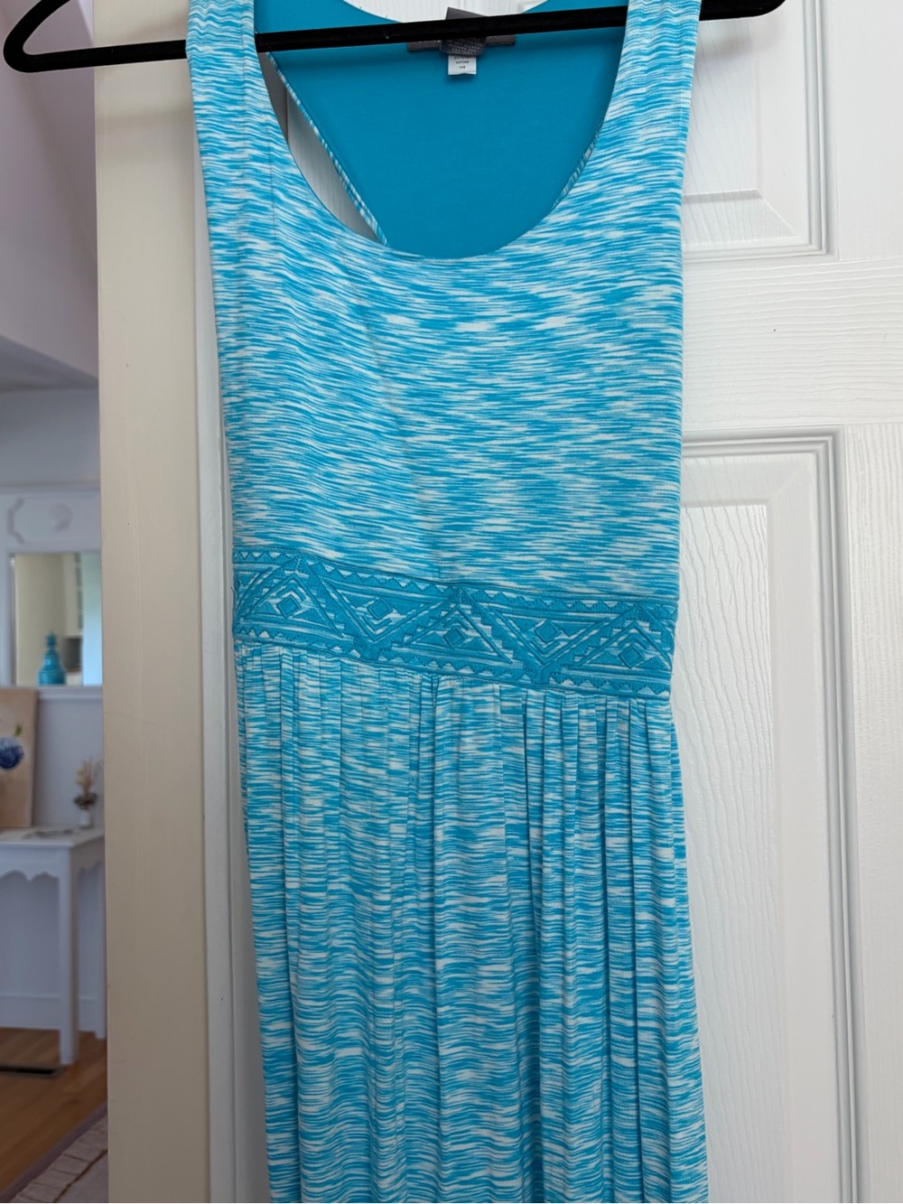 Kate & Mallory Teal Knit Maxi Dress